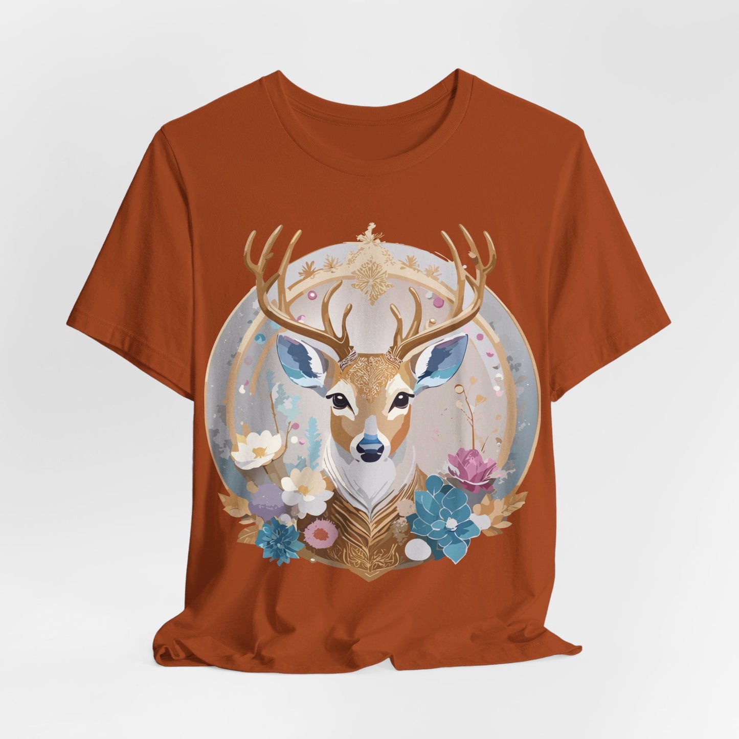 Adelpha Medallion Graphic Tee Unisex Short Sleeve Jersey Shirt Premium Vintage Inspired Artwork
