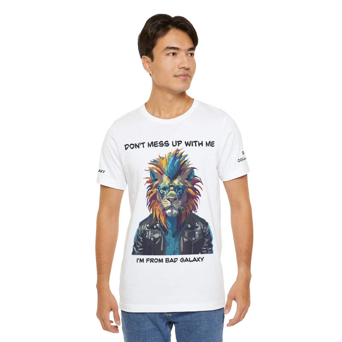 Animal Graphic Unisex Cotton Bella+Canvas Tee with Art Design b12