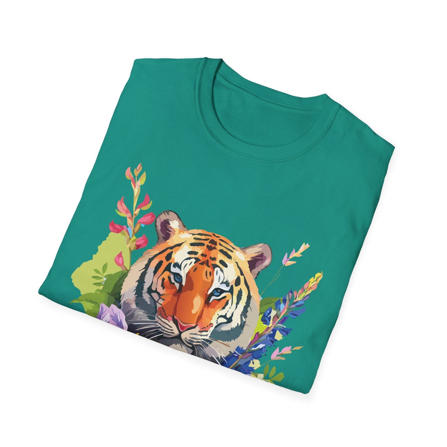 Tiger Shirt Unisex Gildan Softstyle Tee 100 Percent Ring Spun Cotton