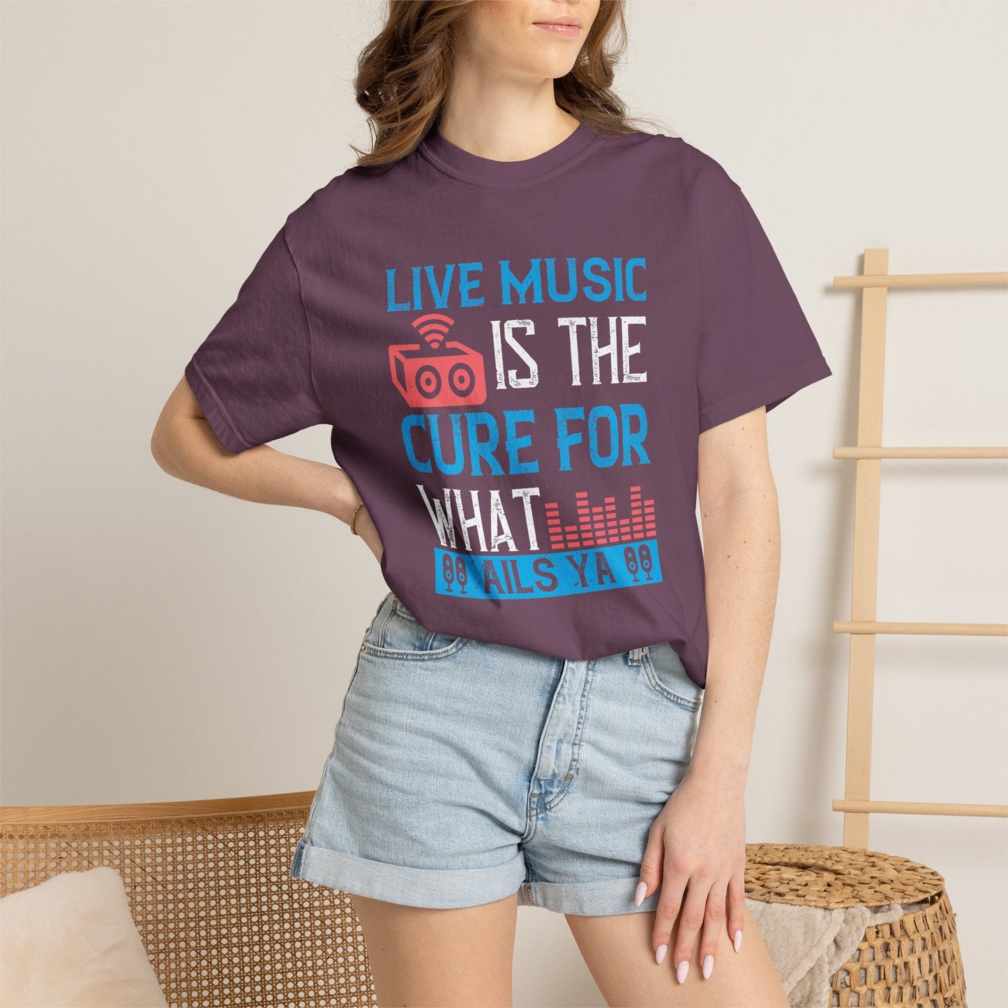 Music Graphic Design Unisex Cotton T-shirt m20