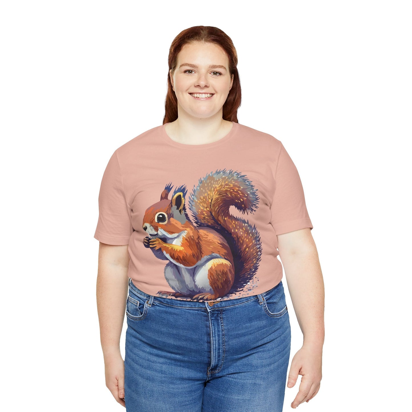 Unisex Animal Print Tee Shirt With Wild Animals Artwork Gildan Softstyle 64000 Cotton