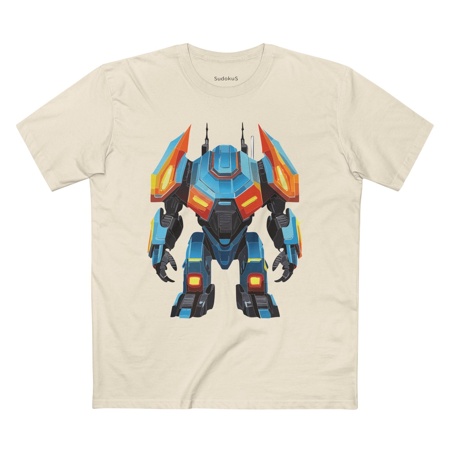 Cyborg Robot Graphic Unisex 100 Cotton Staple Tee 7