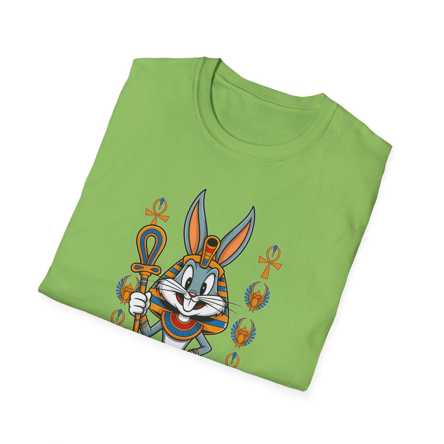 Cartoon Bunny Graphic Unisex Cotton Animal Animation Artwork Design Tee 31