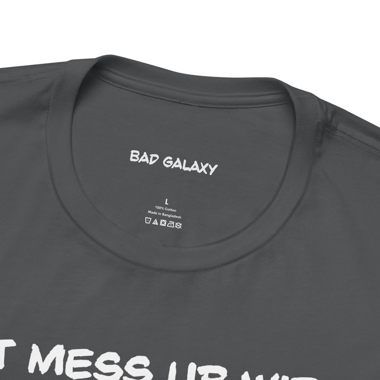 Bad Galaxy Animal T Shirt 100 Percent Cotton Eco Friendly Ink USA Printed Durable Stitching