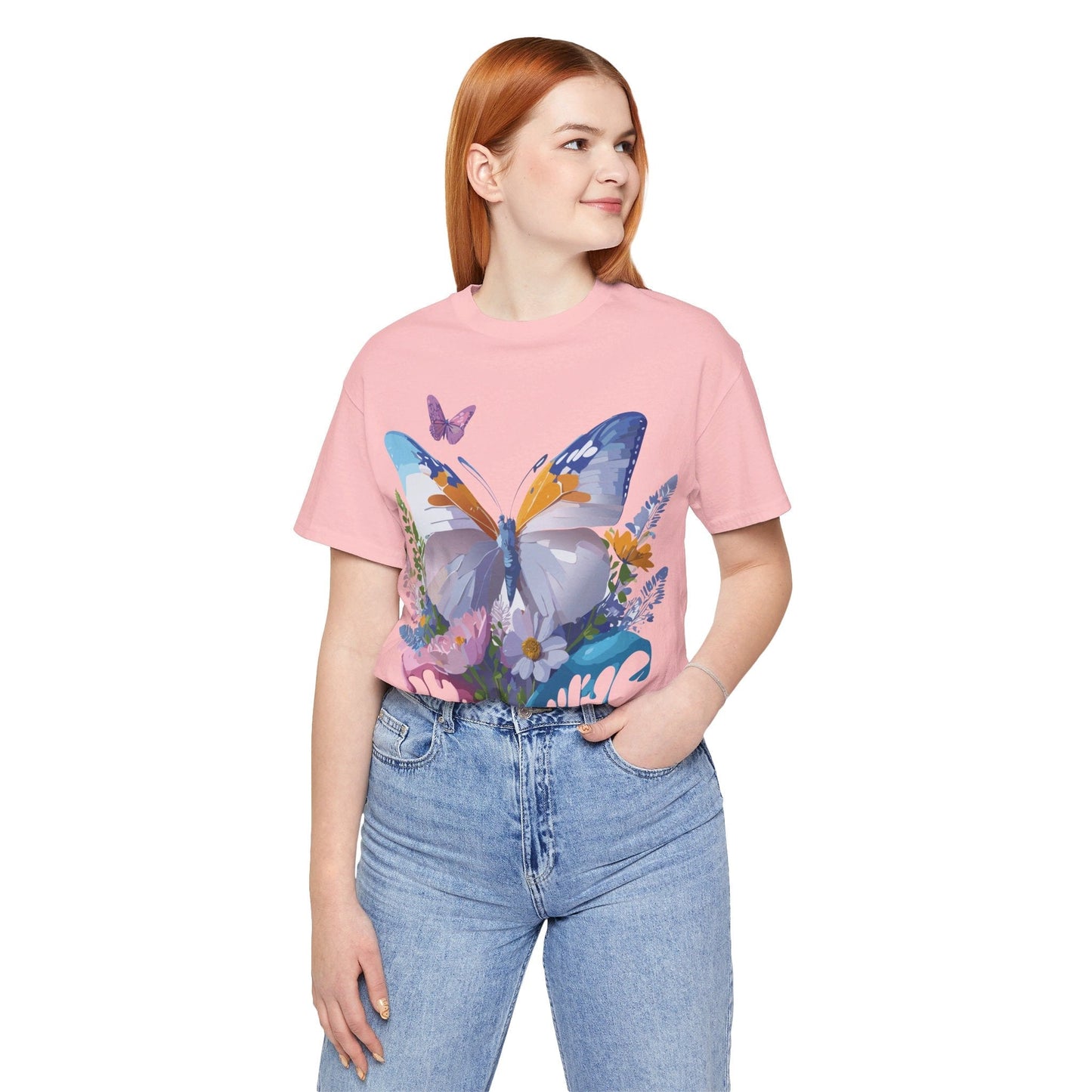 Butterfly Graphic Tee From Adelpha Vintage Artwork Unisex Short Sleeve Shirt