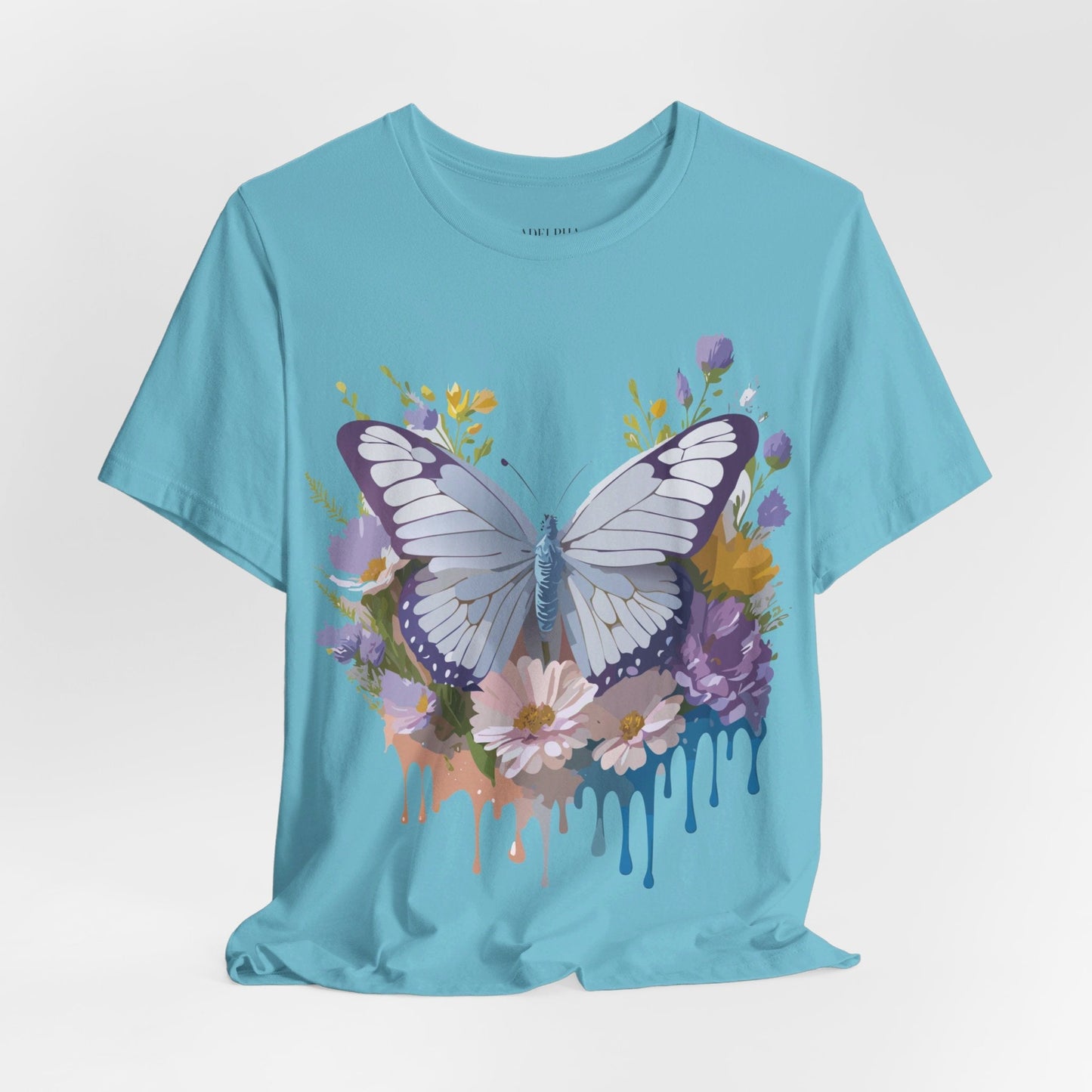 Adelpha Vintage Inspired Graphic Tee Unisex Short Sleeve Shirt
