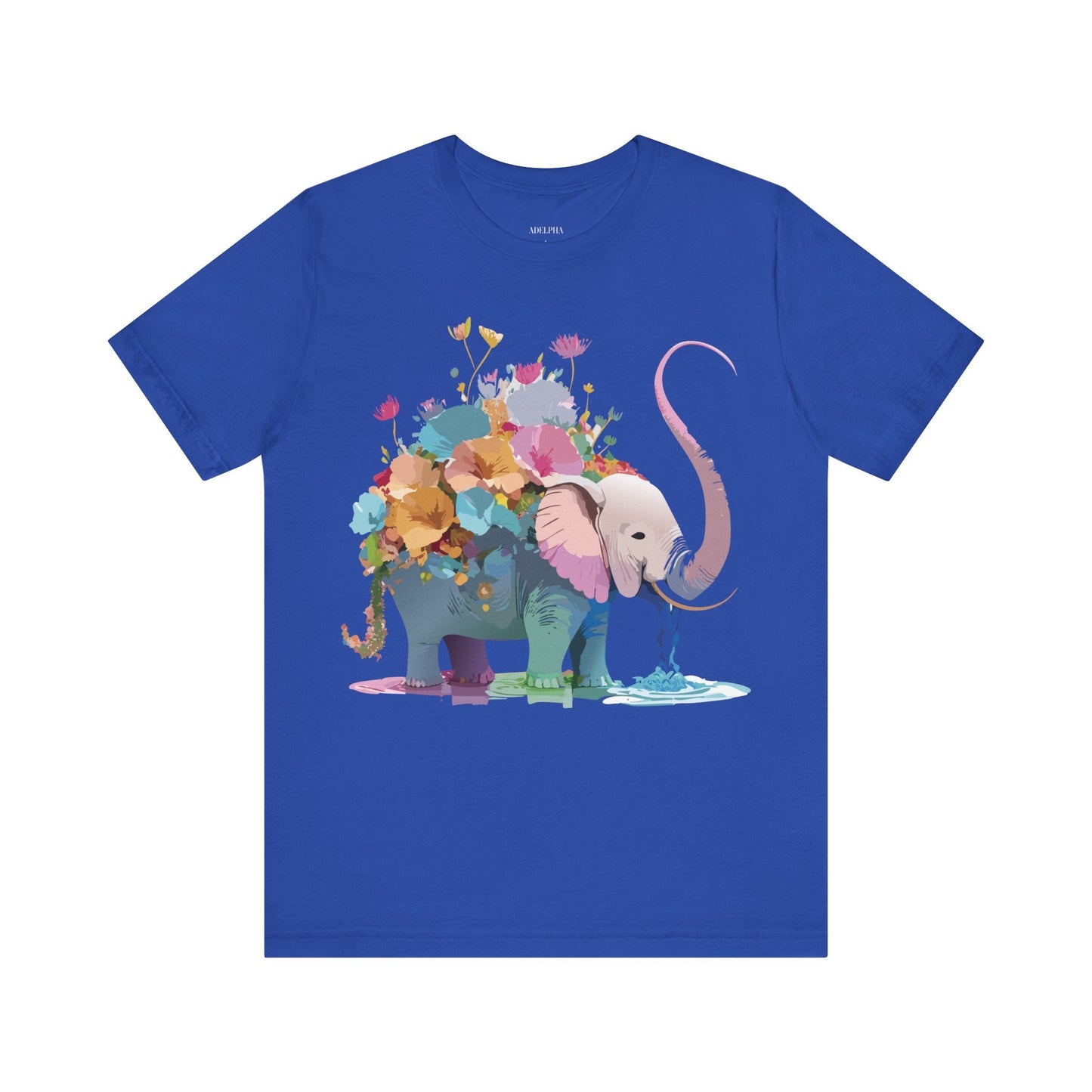 Elephant Graphic T Shirt Unisex Vintage Inspired Art Tee Adelpha Short Sleeve Artwork