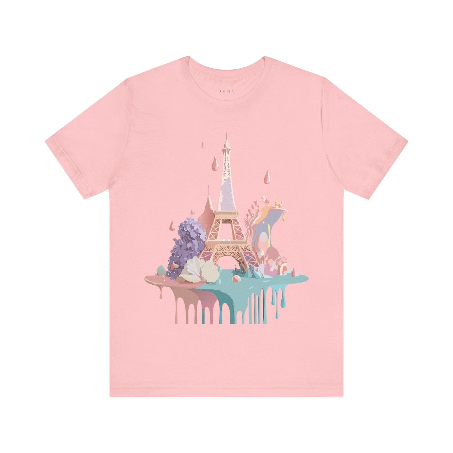 Paris Tourist Shirt Unisex Graphic Tee Vintage Inspired Artwork by Adelpha Short Sleeve Jersey
