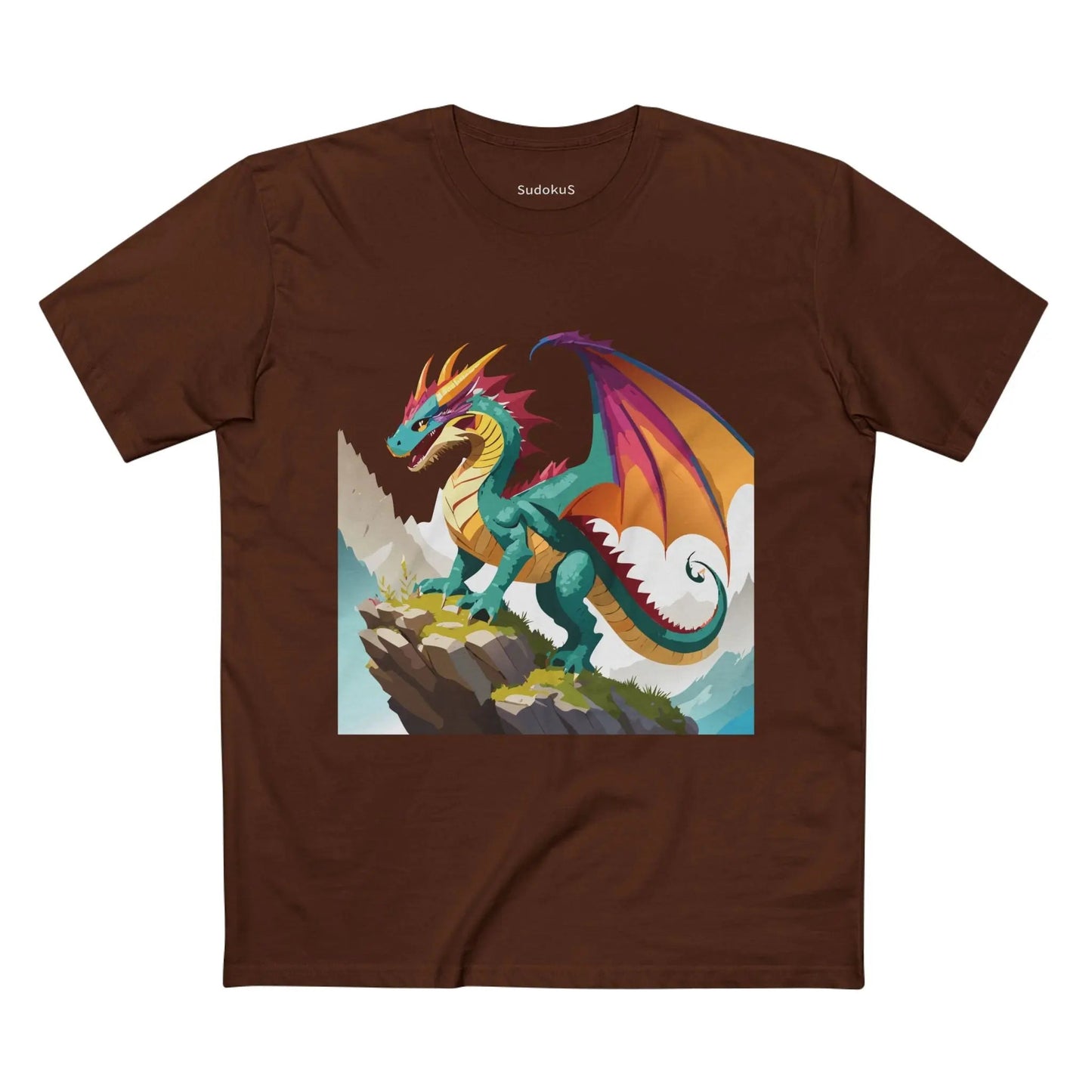 Dragon Graphic Unisex 100 Cotton Staple Tee 28
