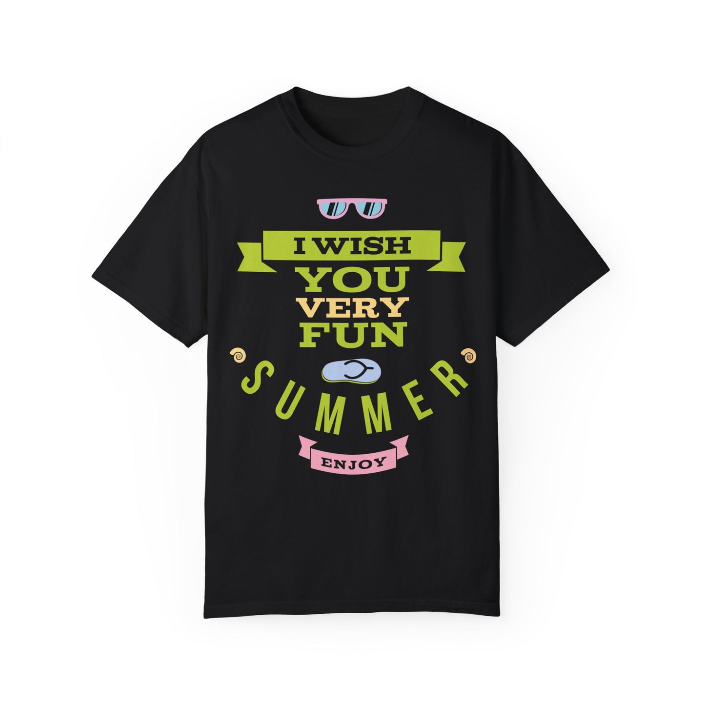 Unisex T-shirt with summer design