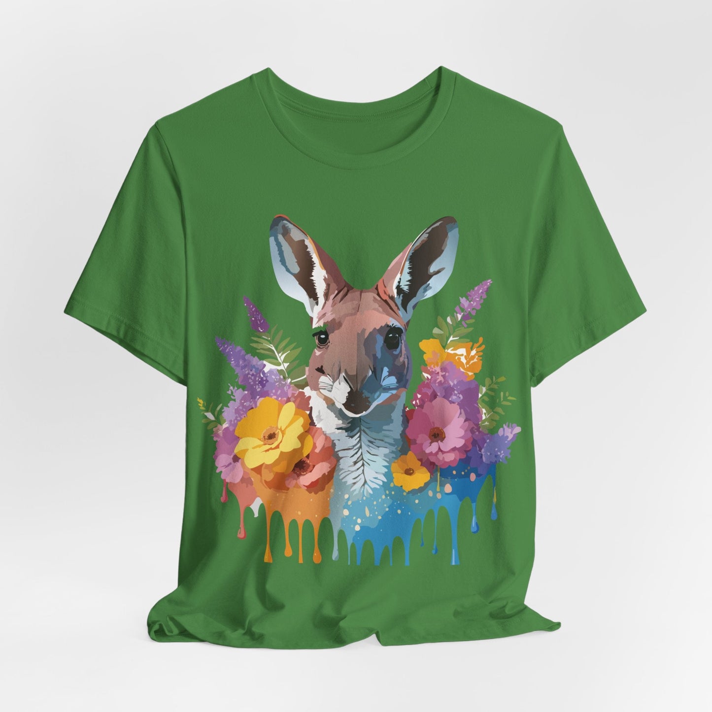 Kangaroo Graphic Tee Unisex Jersey Short Sleeve Adelpha Vintage Inspired Artwork Casual Wear