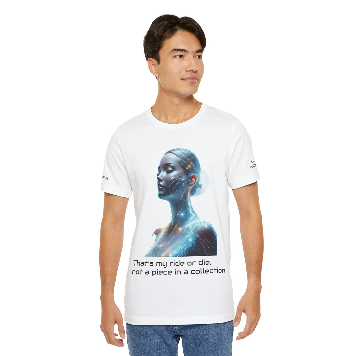 Car Graphic Unisex Cotton Bella+Canvas Tee with Art Design b15