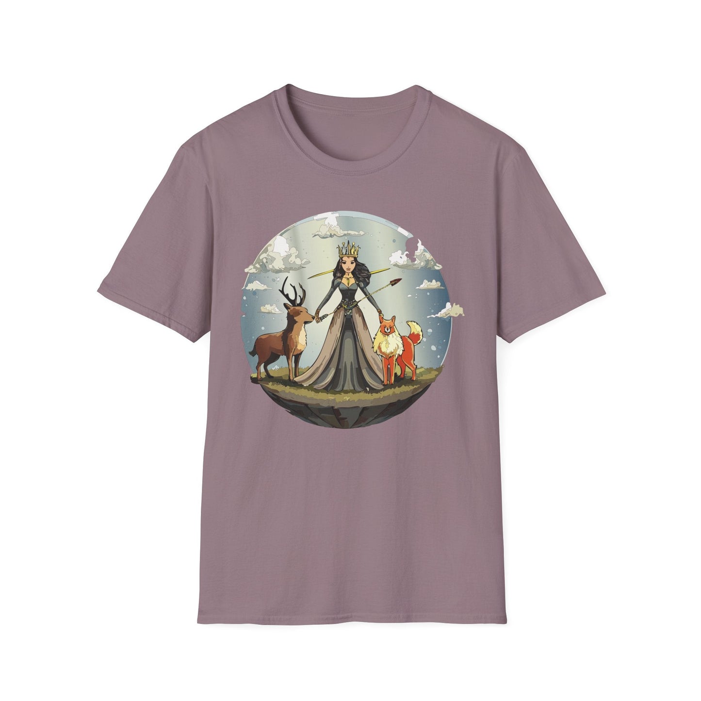 Womens Graphic T Shirt Art Design Tee Softstyle Gildan 64000 Cotton Comfort Fit Casual Wear