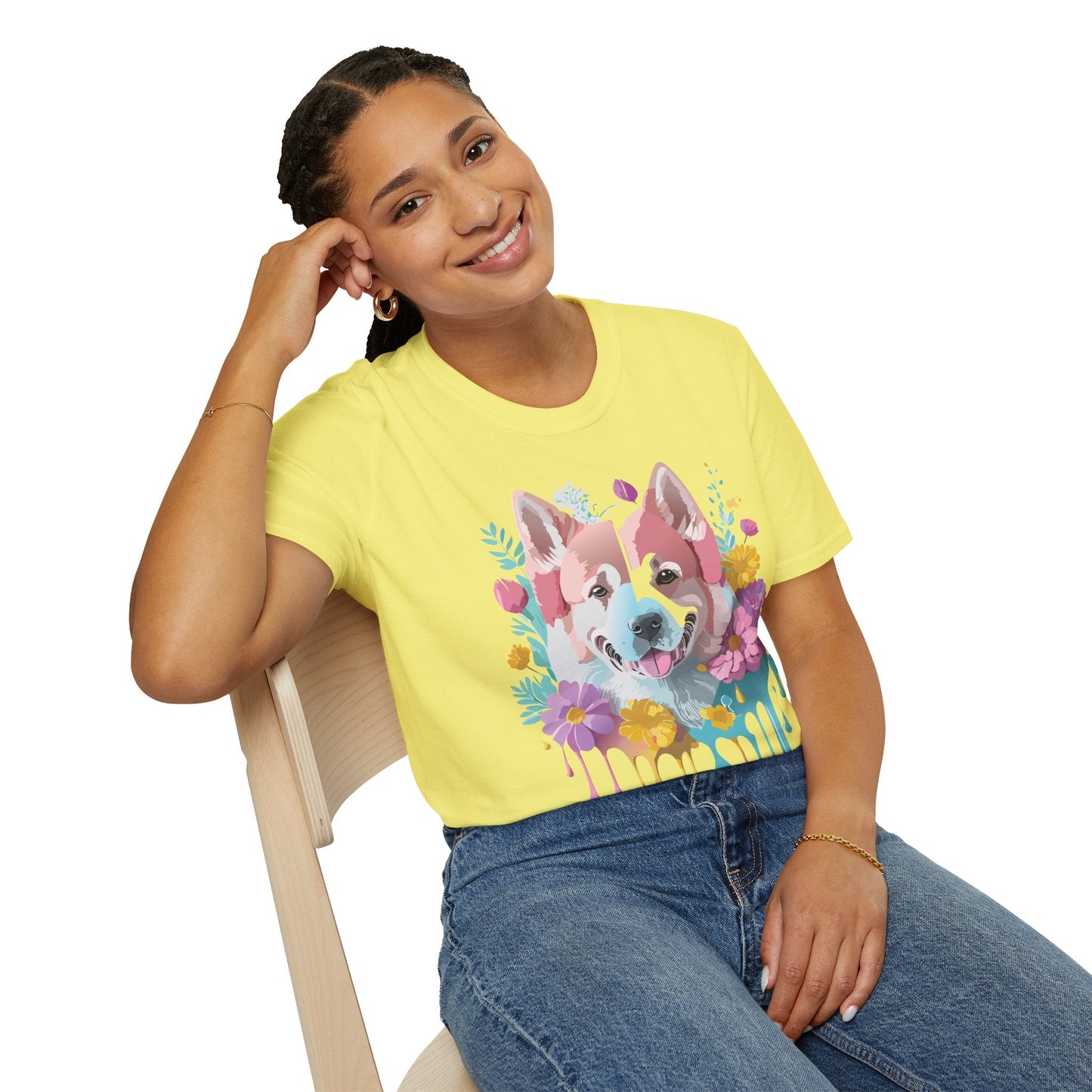 Dog Shirt Unisex Tee Softstyle Cotton Comfort for Animal Lovers