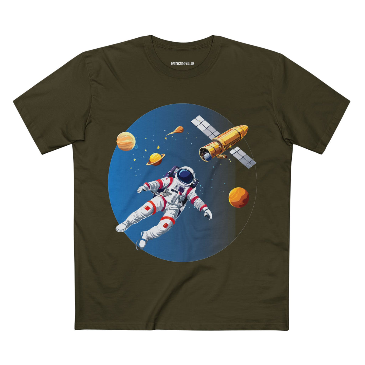 Cosmos Astronaut Graphic Tee Staple Unisex 100 Cotton Tee Shirt - CS-20