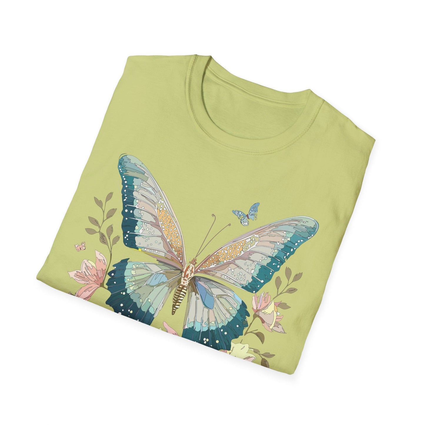 Butterfly T Shirt Unisex Softstyle Short Sleeve Gildan 64000 Monarch Inspired Shirt