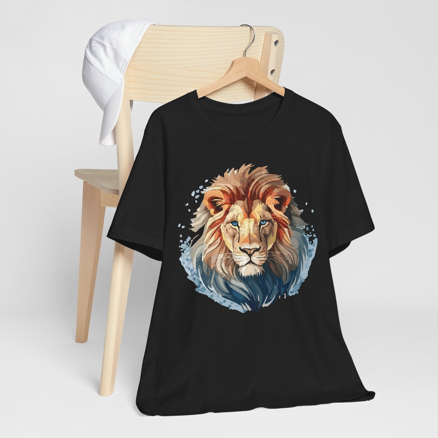 Lion Shirt, Animal Shirt, T-Shirt with Lion, Art Design Tee, Animal Tees, Safari T-Shirt 12