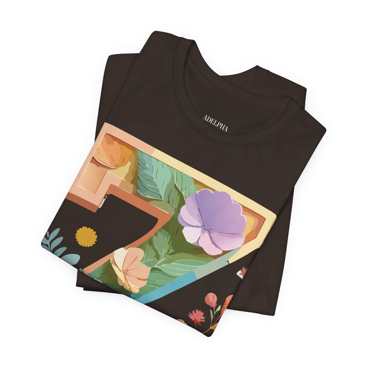 Letter Z Graphic Unisex Cotton Bella+Canvas Tee with Art Letter Design