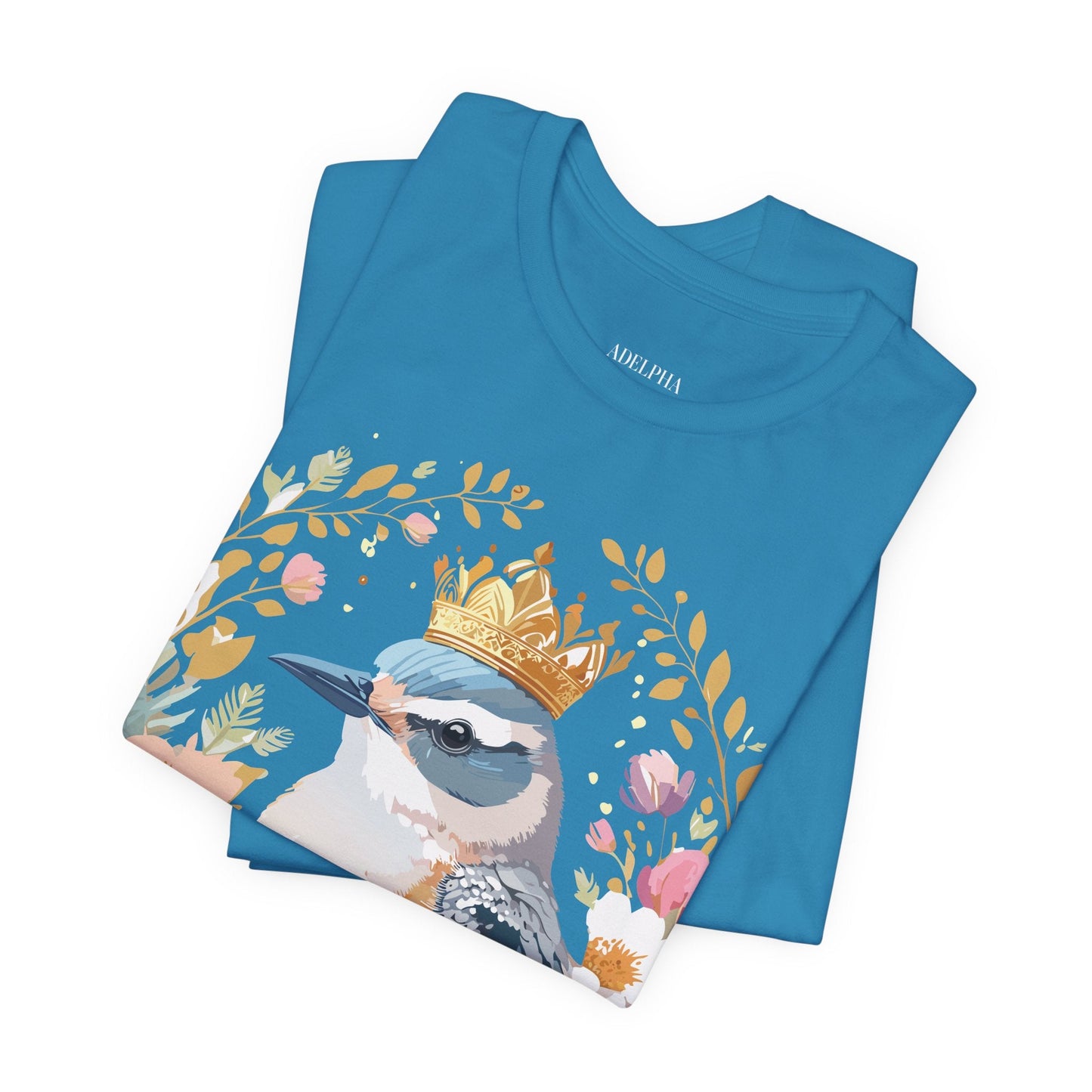 Adelpha Medallion Graphic Tee Unisex Short Sleeve Vintage Inspired Art Design Apparel