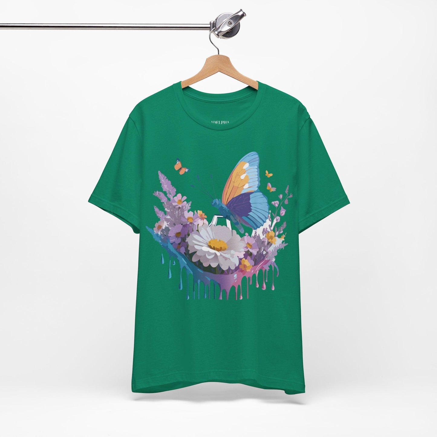 Adelpha Vintage Inspired Graphic Tee Unisex Short Sleeve Shirt