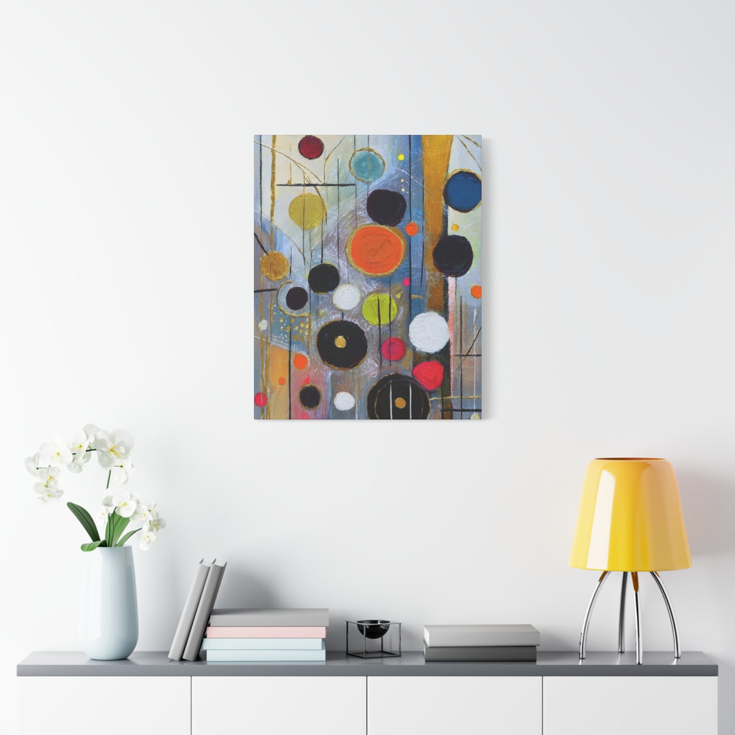 Abstract Oil Painting Print Canvas 20x24,20x30,24x30 24x32,24x36,30x40 32x48,36x48,40x60 Pine-Wood Inner Frame ABS-108