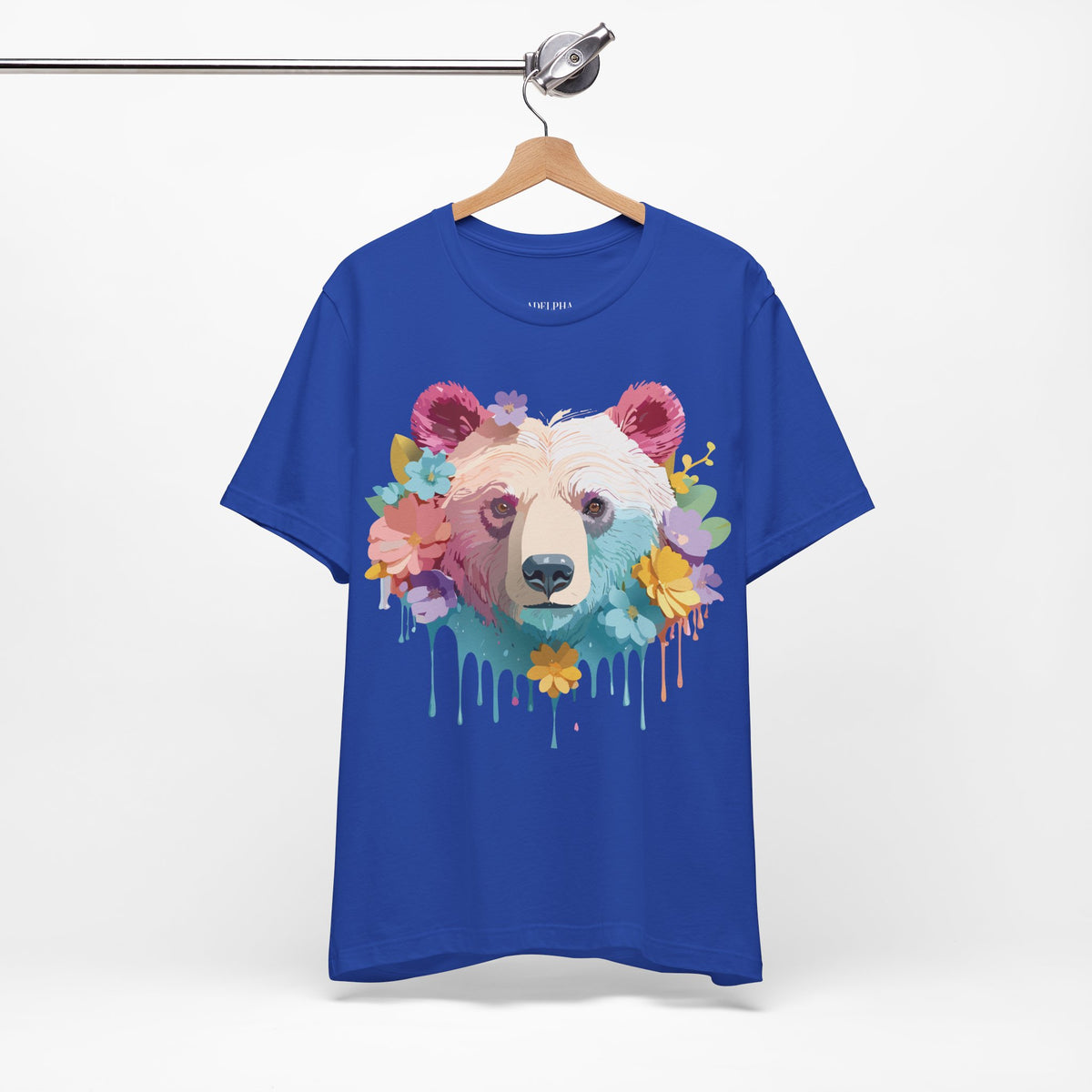 Bear Graphic Design Tee Bella+Canvas Unisex 100 Cotton Tee Shirt a116
