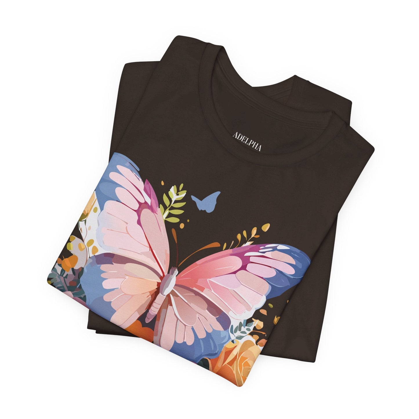 Butterfly Graphic Tee Unisex Short Sleeve Jersey Shirt By Adelpha