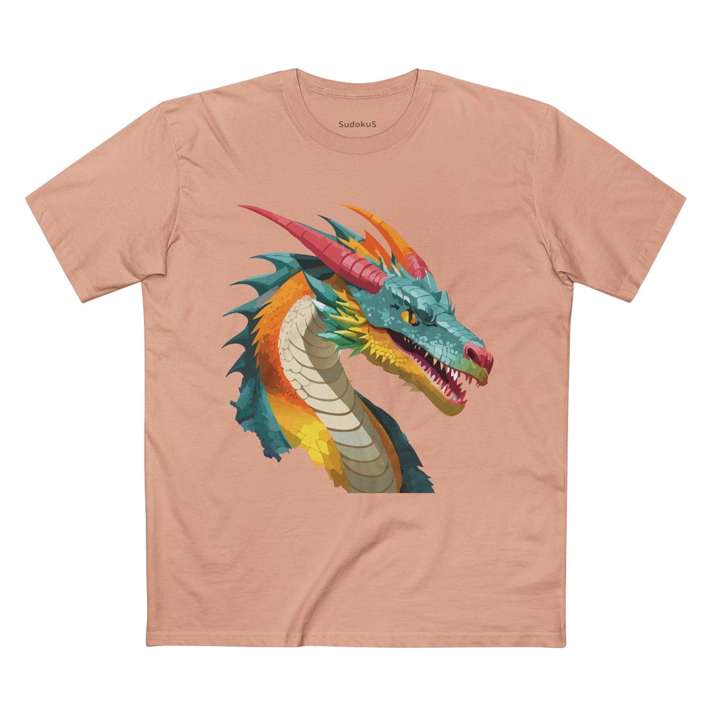 Dragon Graphic Unisex 100 Cotton Staple Tee 11