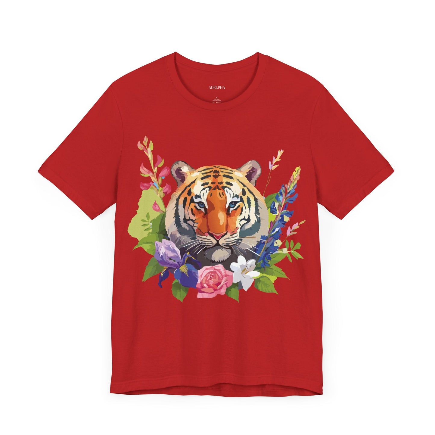 Tiger Shirt Unisex Jersey Short Sleeve Graphic Tee With Vintage Inspired Artwork From Adelpha