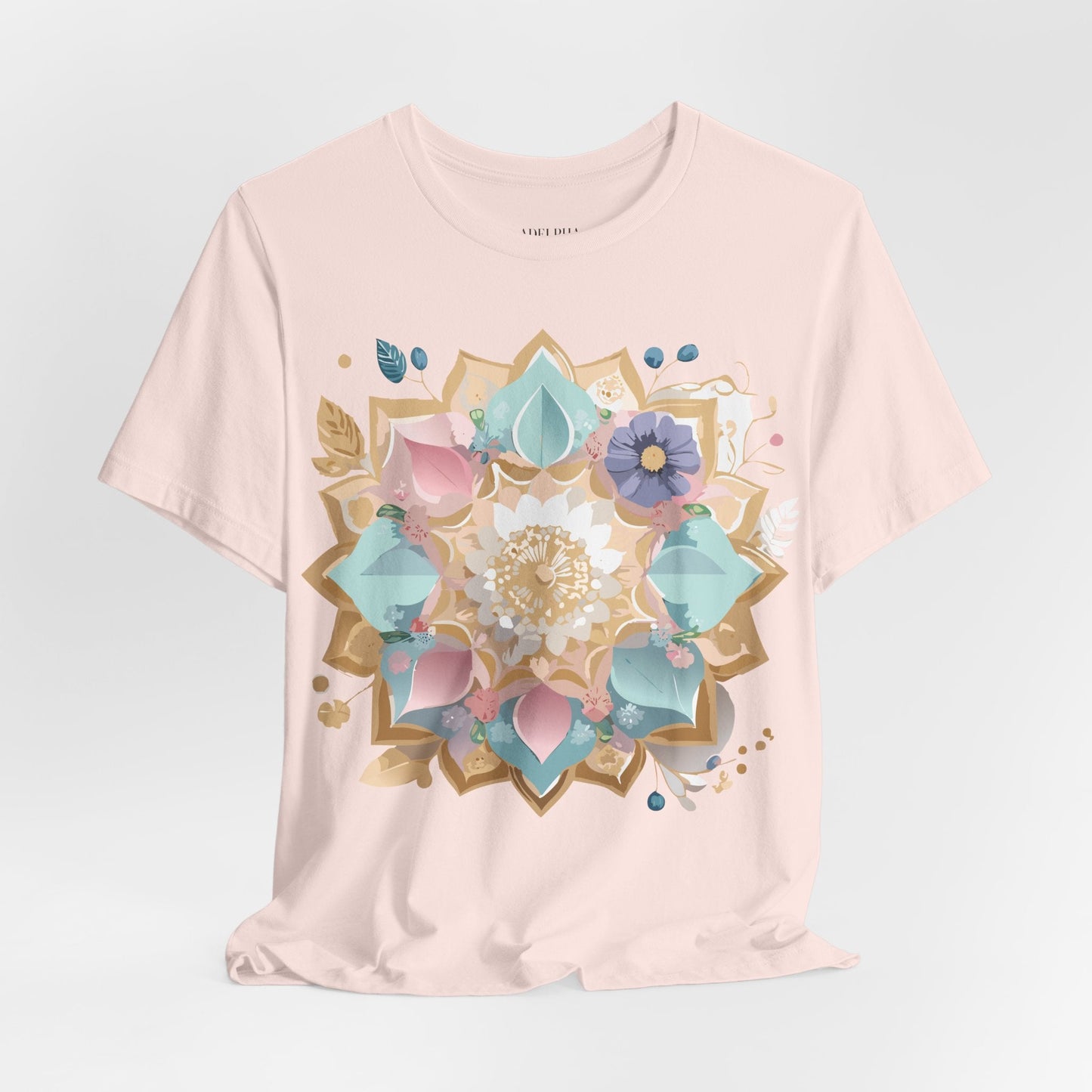 Adelpha Mandala Graphic Tee Unisex Jersey Short Sleeve Vintage Inspired Artwork Shirt