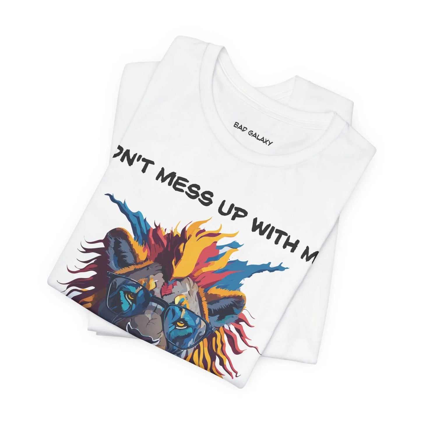 Animal T Shirt From Bad Galaxy Made To Order 100 Percent Cotton Eco Friendly Ink Free Shipping