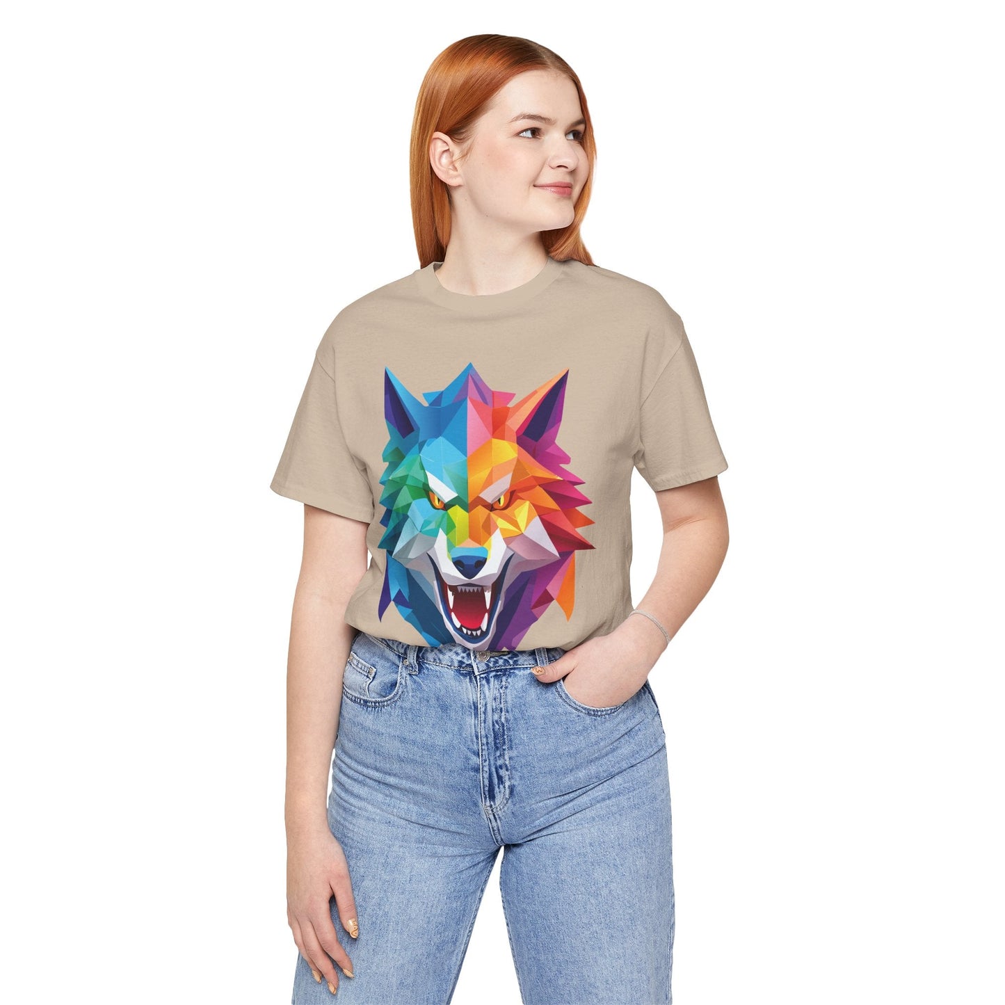 Unisex Animal Shirt Art Design Tee With Animals Wild Animals Shirt Short Sleeve