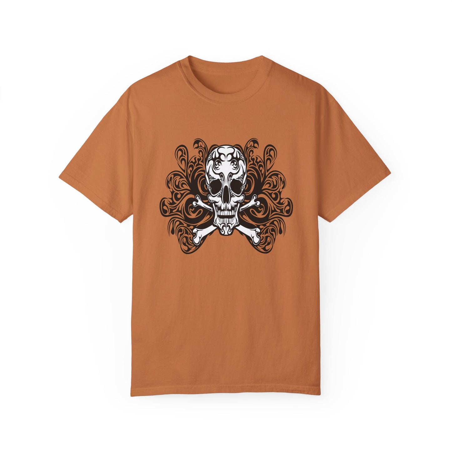 Unisex Cotton Tee Shirt with Skull