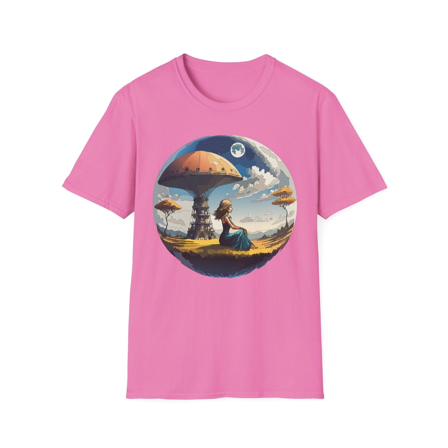 Womens Graphic T Shirts Art Design Shirt Softstyle Short Sleeve Cotton Tee Premium Quality