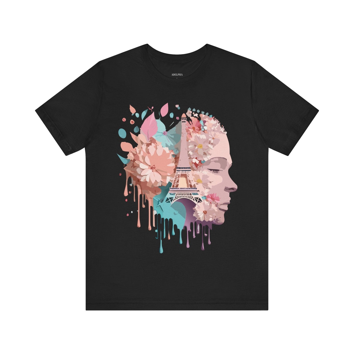 Tourist Shirt Paris Graphic Tee Unisex Jersey Short Sleeve Premium Vintage Inspired Adelpha Artwork