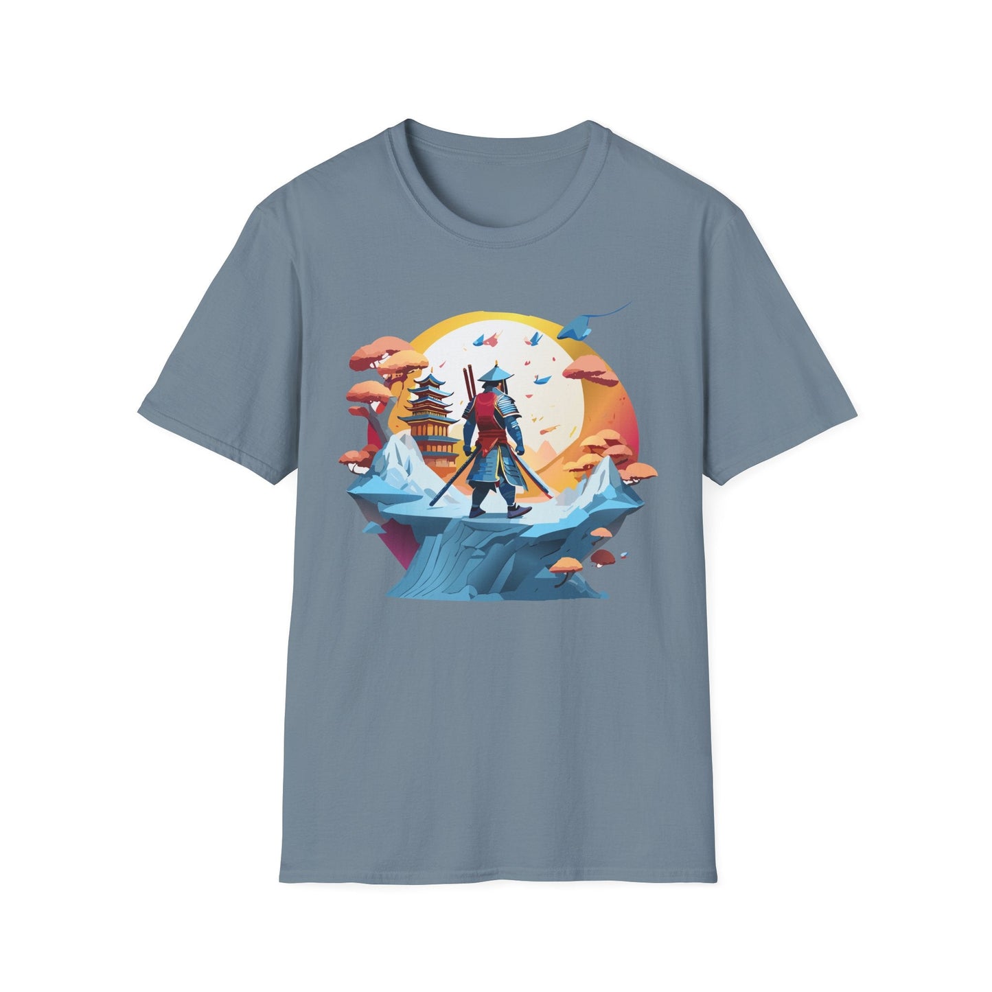 Samurai Shirt Unisex T Shirt Softstyle 64000 Gildan Tee For Everyday Comfort Durable Breathable
