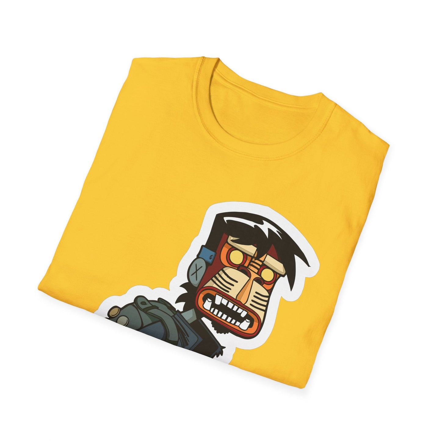 Cartoon T Shirt Animation T Shirt Funny Tee Shirt Unisex Short Sleeve Softstyle Cotton Tee 64000