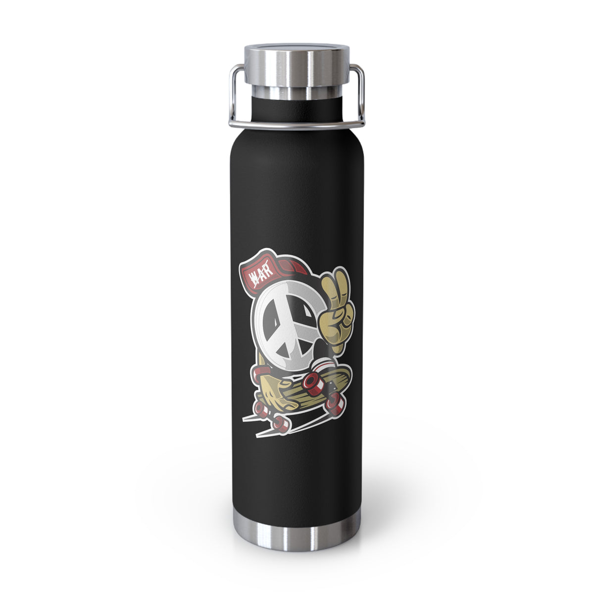 22oz Copper Insulated Water Bottle with Cartoon Design - CV102