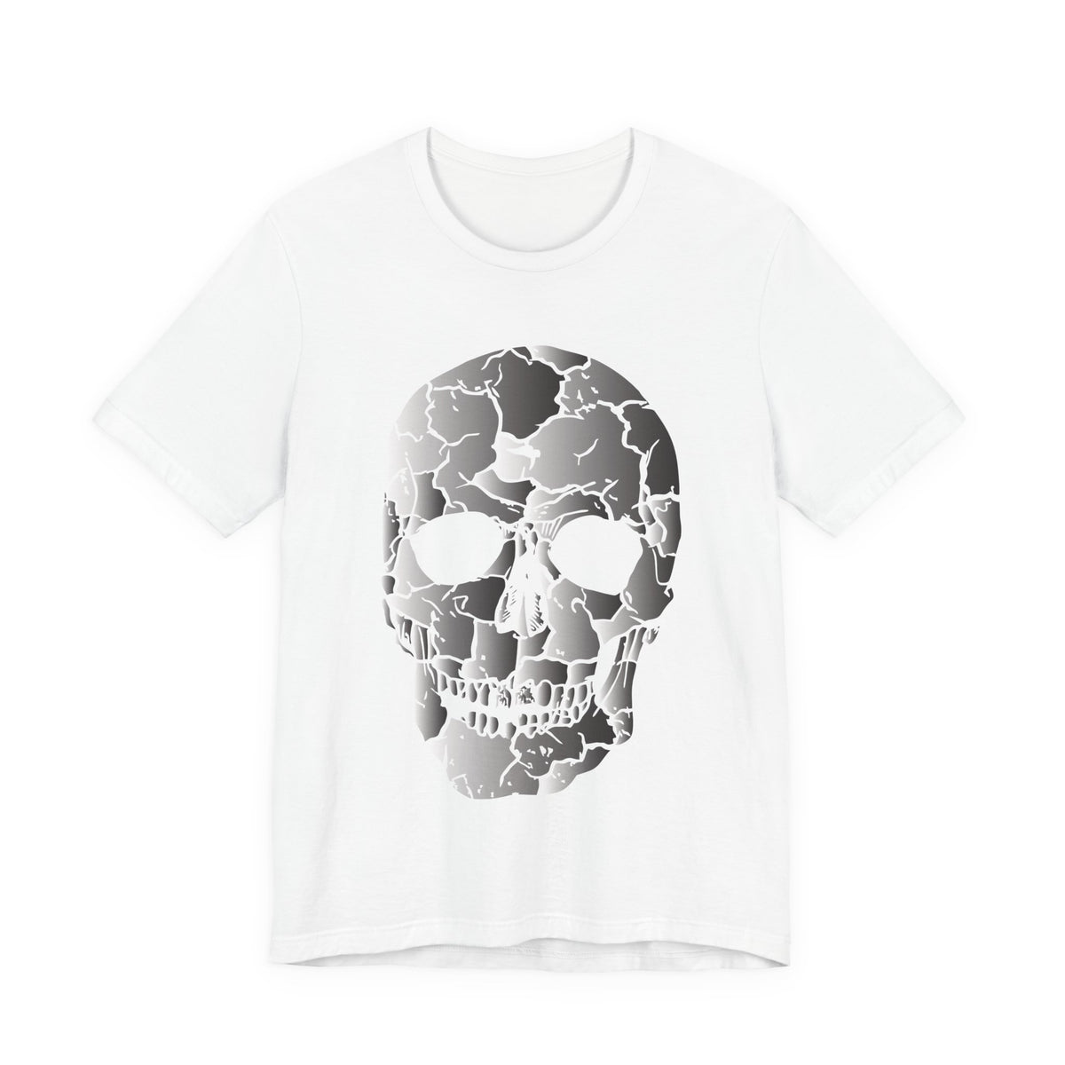 Camiseta unisex de algodón con calavera