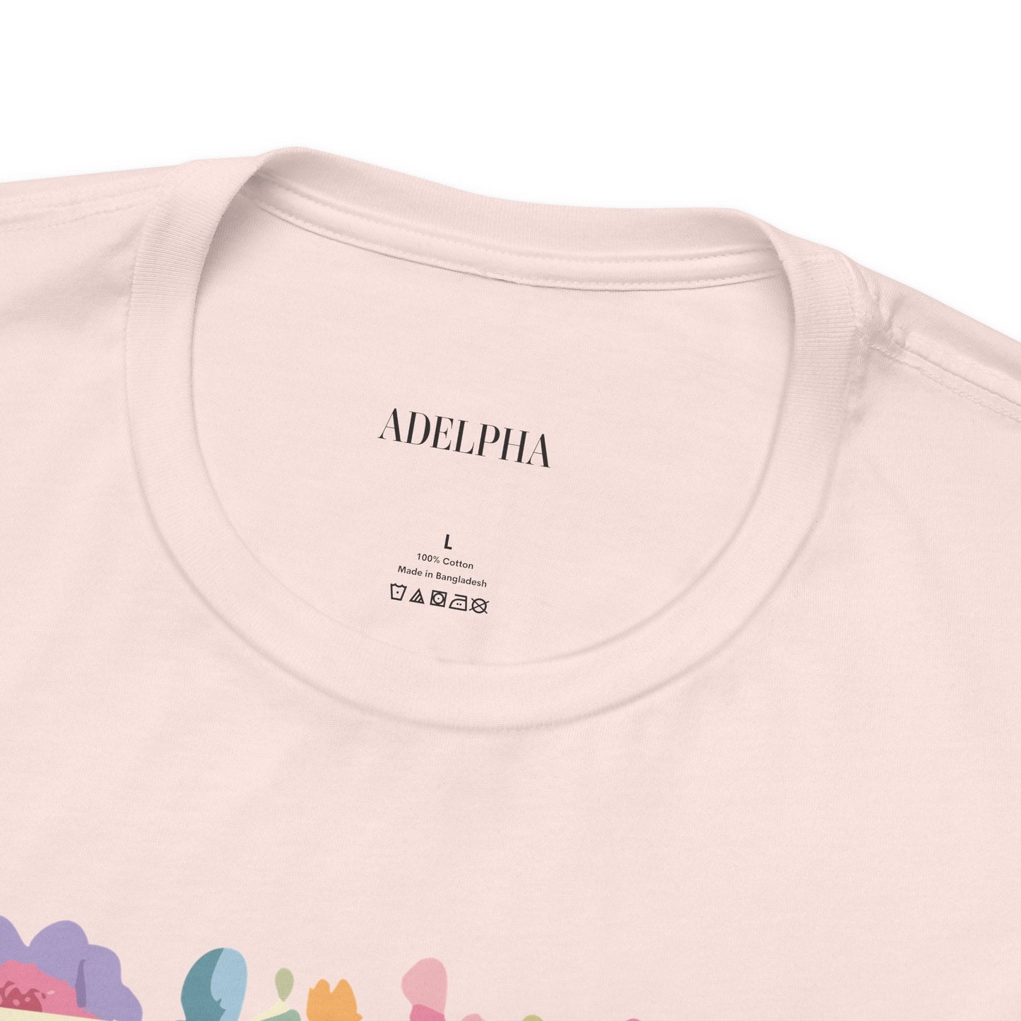 Adelpha Letter R Graphic Tee Unisex Short Sleeve Vintage Style Art Design Artwork Premium Fit