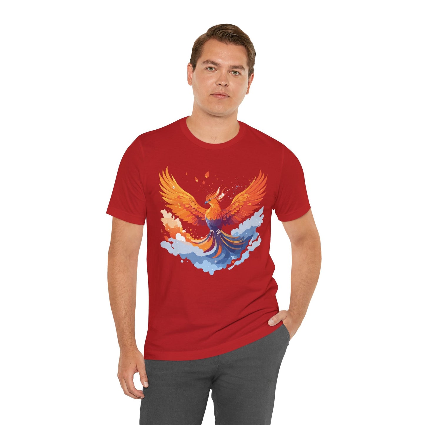 Unisex Animal Shirt With Art Design Graphic Tee Wild Animals Shirt For Everyday Wear
