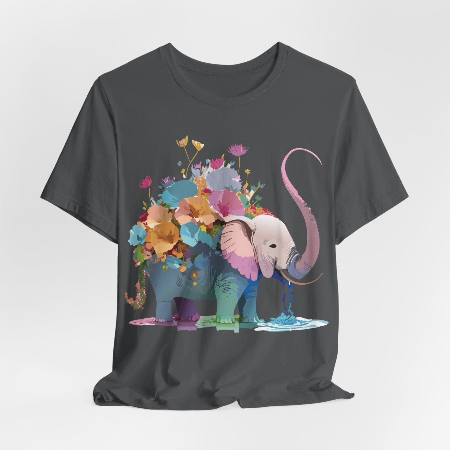 Elephant Graphic T Shirt Unisex Vintage Inspired Art Tee Adelpha Short Sleeve Artwork