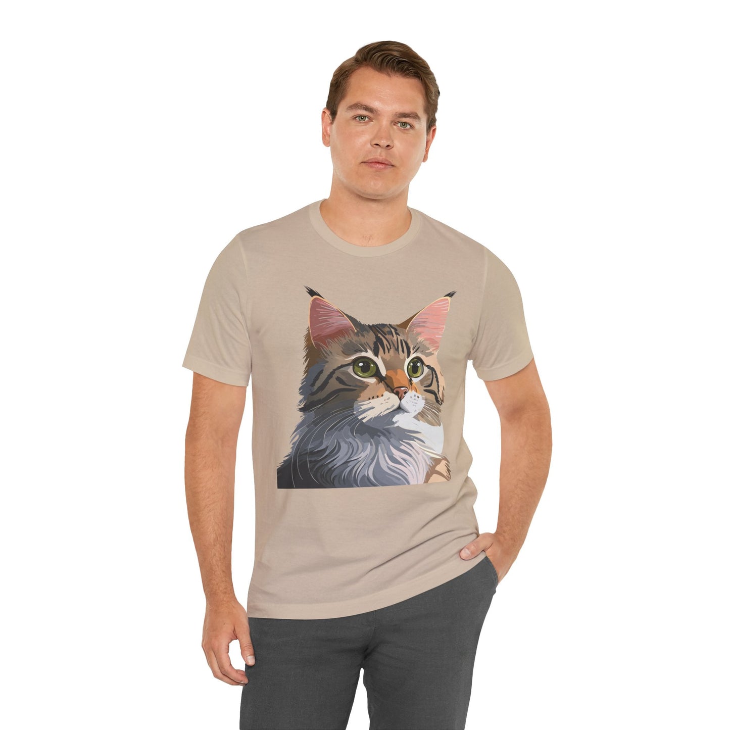 Unisex Animal Shirt Art Design Tee With Wild Animals Short Sleeve Comfort Wear Everyday