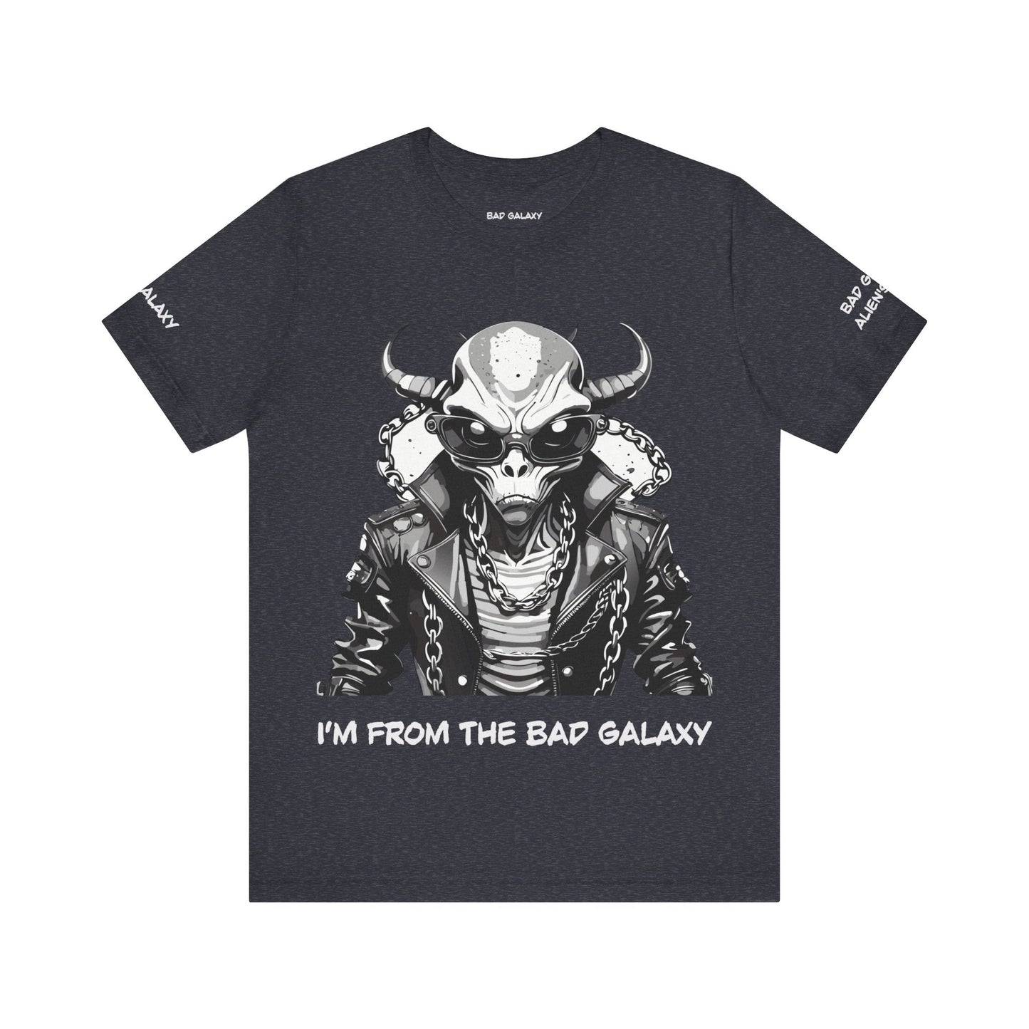 Alien Tee Shirt From Bad Galaxy 100 Cotton Made To Order With Eco Friendly Inks Free Shipping