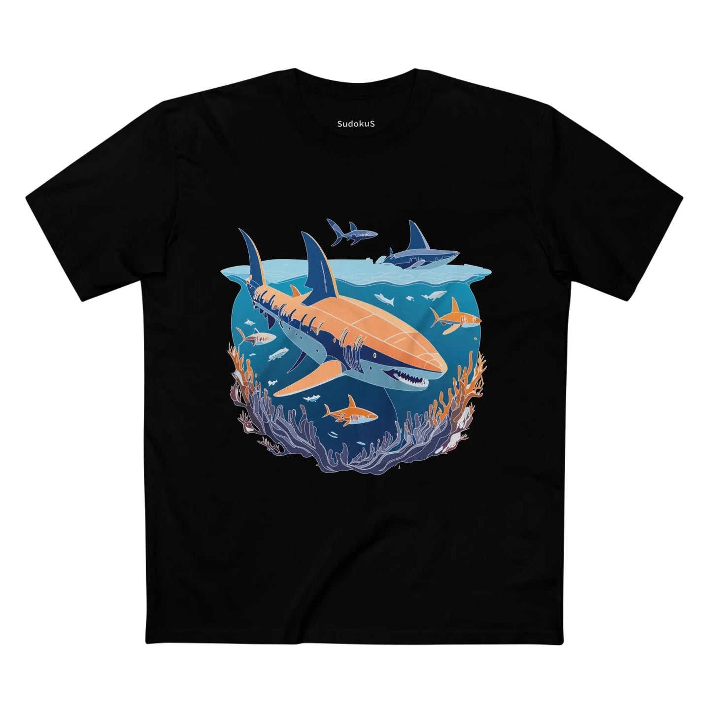Ocean Coast Graphic Unisex 100 Cotton Staple Tee 10