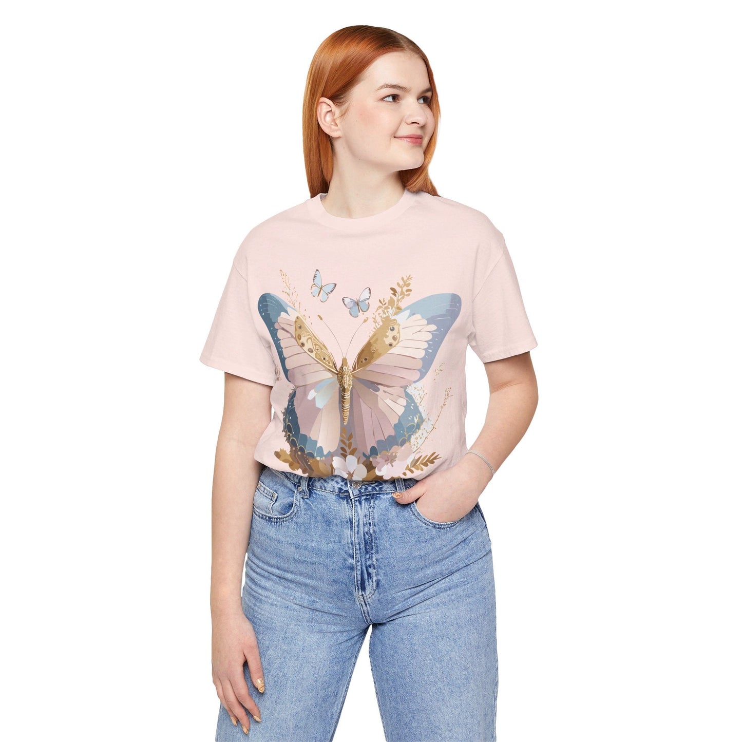 Adelpha Vintage Inspired Butterfly Graphic Tee Unisex Short Sleeve