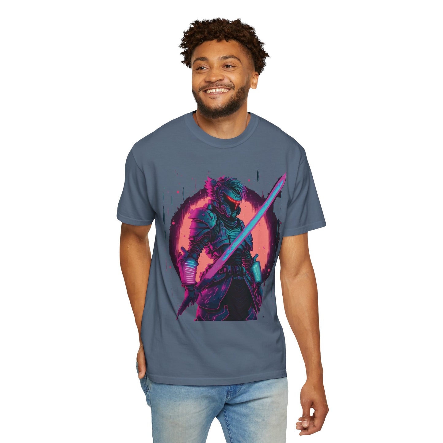 Unisex T-shirt with Knight in Armor