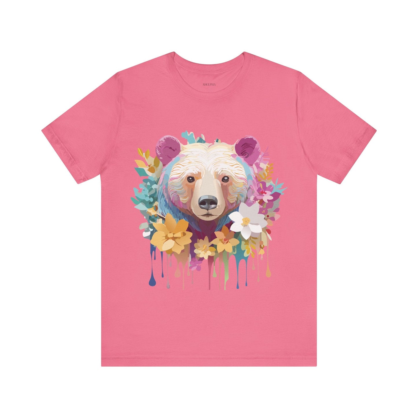 Adelpha Bear Graphic Tee Unisex Short Sleeve Shirt Art Design