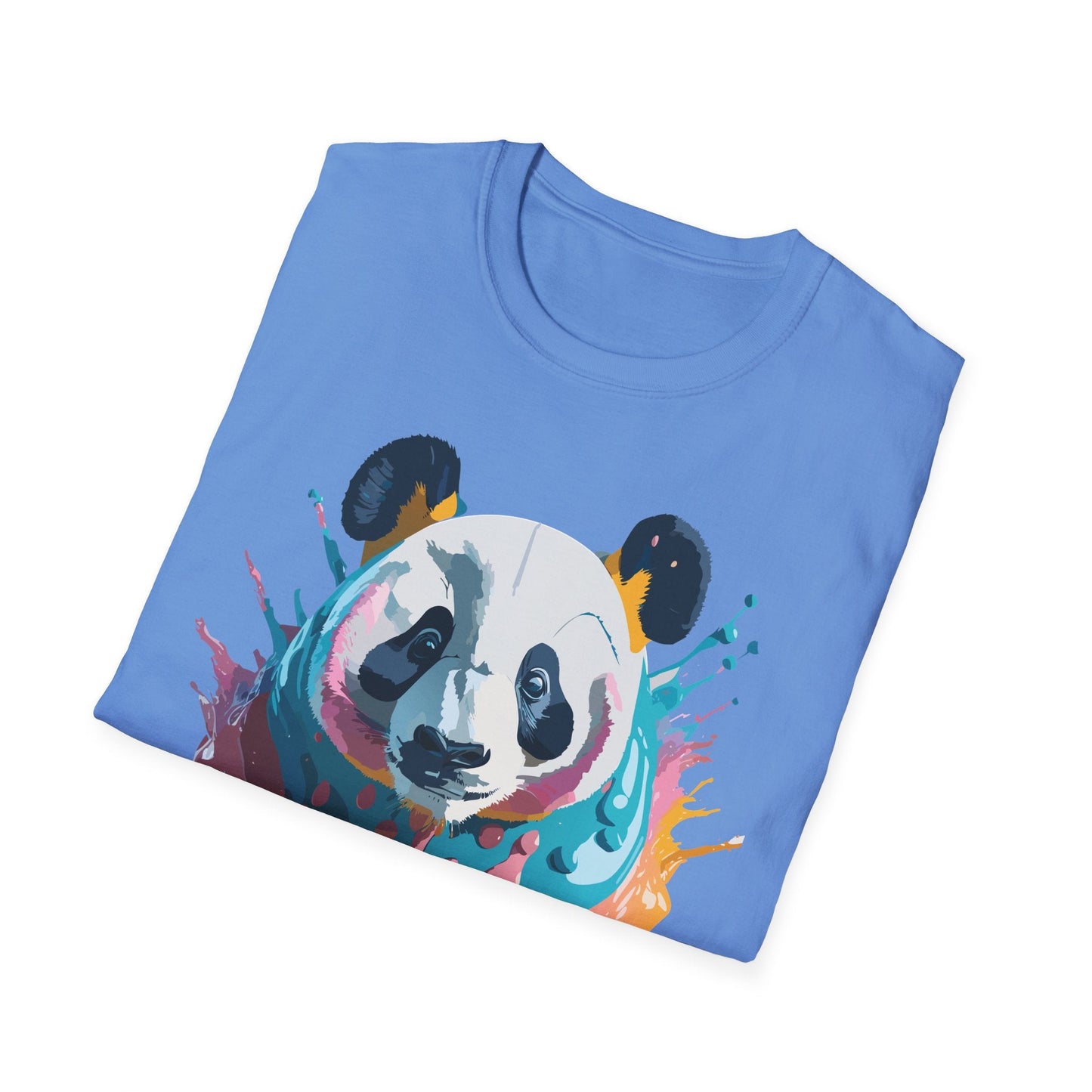 Panda Shirt Unisex T Shirt Gildan Softstyle 64000 Panda Graphic Animal Tee 100 Percent Cotton