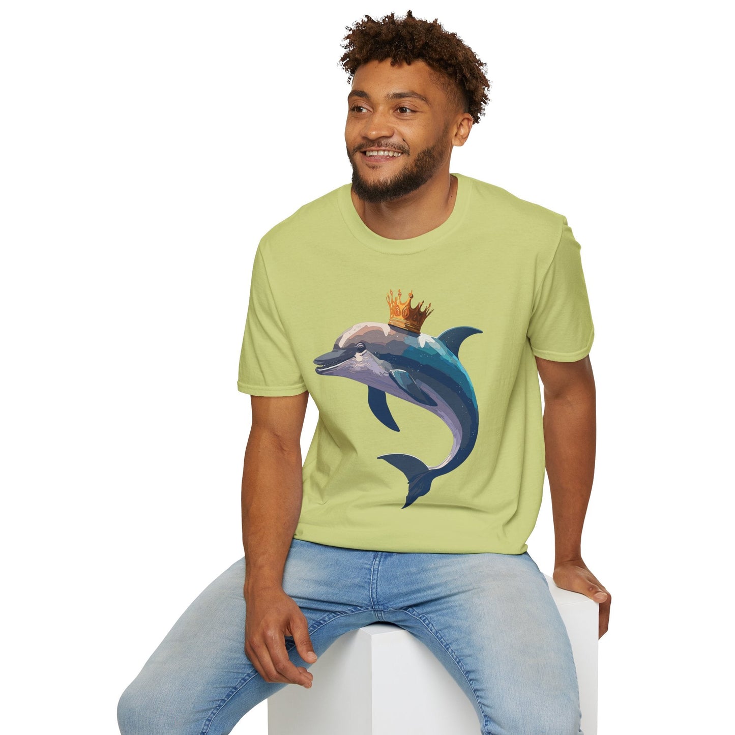 Dolphin Shirts Unisex Gildan Softstyle 64000 100 Percent Cotton Tee For Animal Lovers